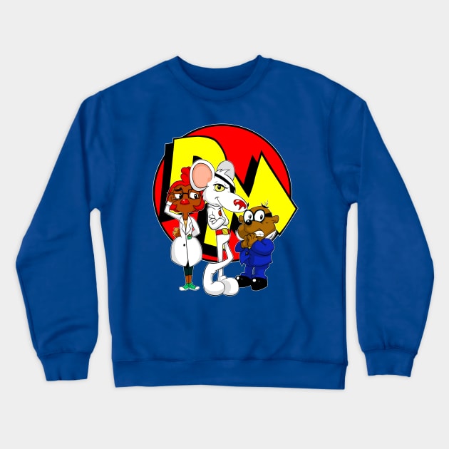 Danger Mouse And Team Crewneck Sweatshirt by annacwener